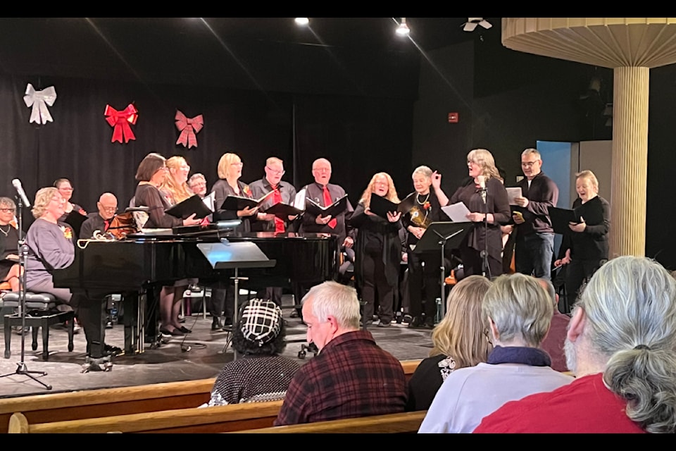 The Eclectica Community Choir 
 perform during their annual Christmas Benefit Concert. (Karen Smith photo)
