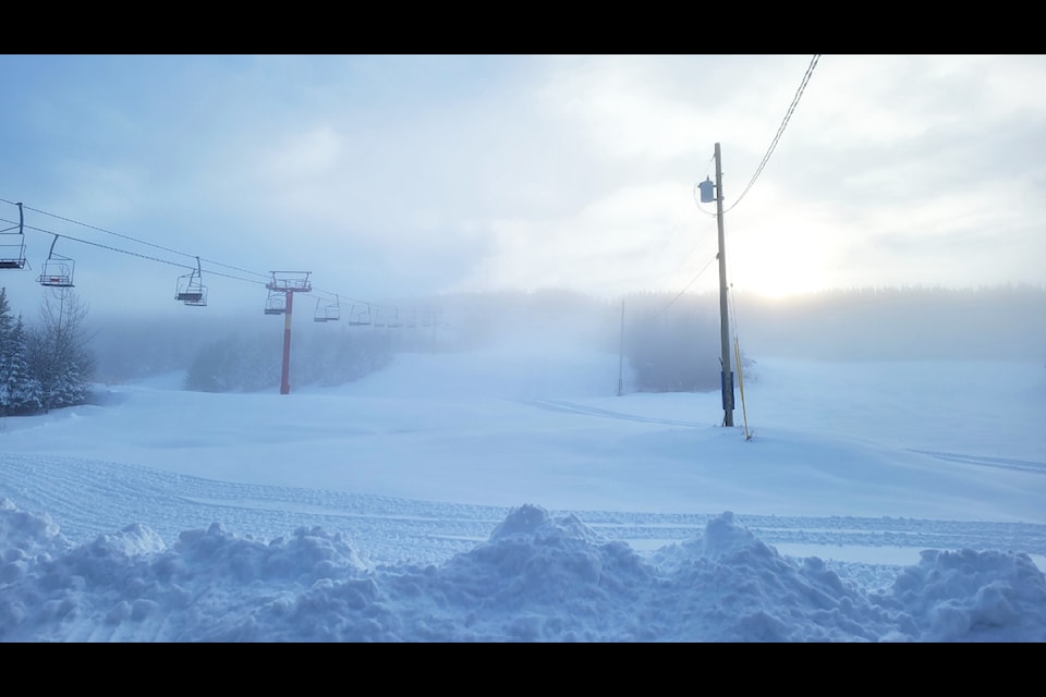 Mount Timothy has received enough snow this year to open for its 2024/2025 season. (Photo submitted)