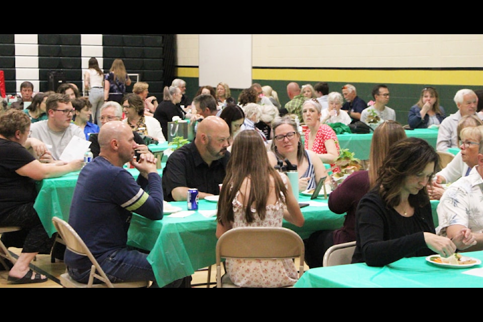 Attendees of the 2024 Peter Skene Ogden Secondary School Scholarship Tea. (Patrick Davies photo - simplymastery)