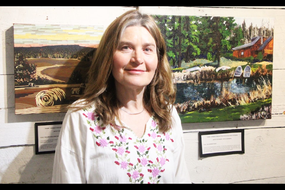Patsy Granberg is one of 16 artists taking part in Cariboo: Through the Eyes of the Group of Seven the Cariboo Artist Guild's new group show at Parkside Art Gallery. (Patrick Davies photo - simplymastery)
