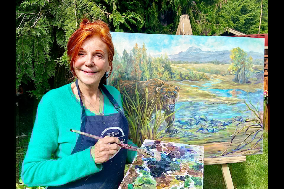 Lynne Wright-Flanders has been a painter all her life and has been doing it full-time for the last decade. (Photo submitted)