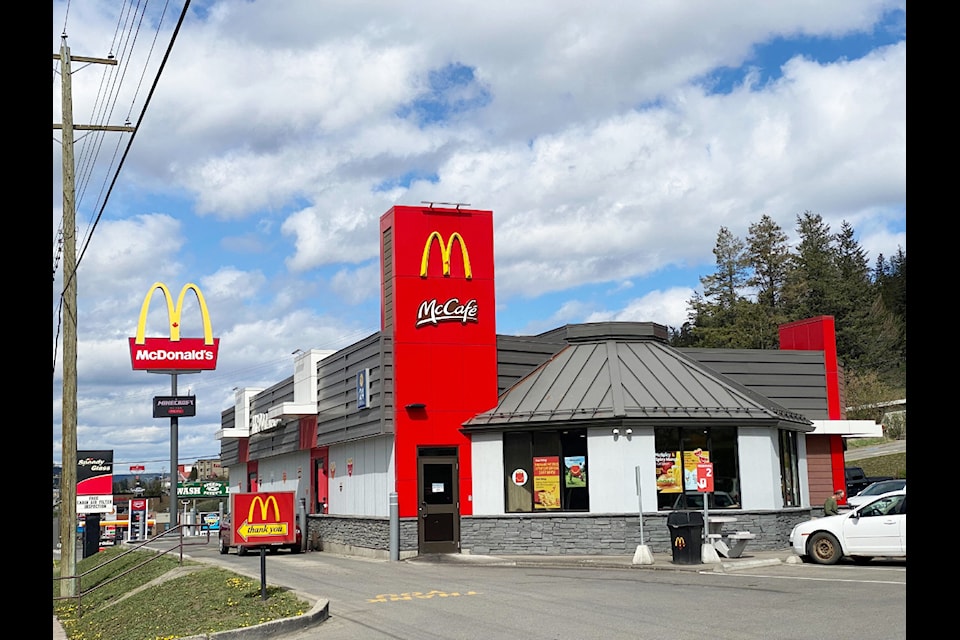 The nearest McDonald's location to 100 Mile House is located in Williams Lake, an hour's drive north. (Andie Mollins photo - Williams Lake Tribune)