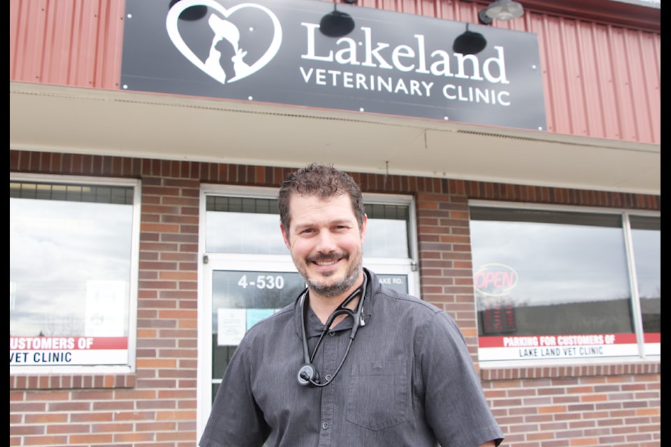 Doctor Ross Dickinson is the owner and operator of Lakeland Veterinary Clinic. (Patrick Davies photo - simplymastery)