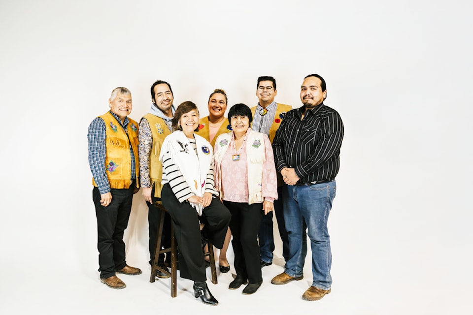 The Tsq̓éscen̓ First Nation's 2025 chief and council. (TFN photo)