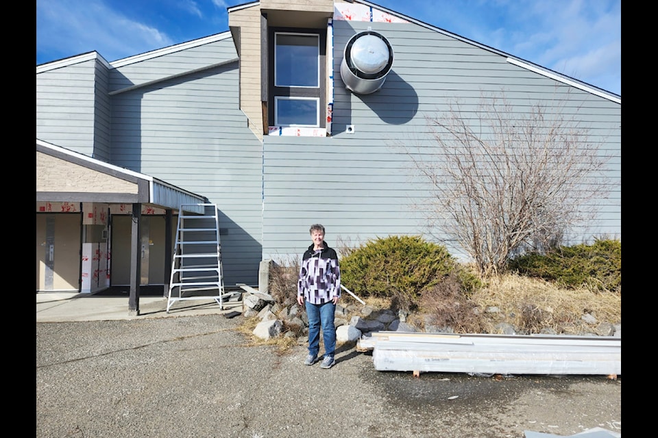 Roxanne Ziefflie is the new president of the 108 Mile Ranch Community Association who has big plans for turning the 108 Mile Community Centre into a large recreational site. (Photo submitted)
