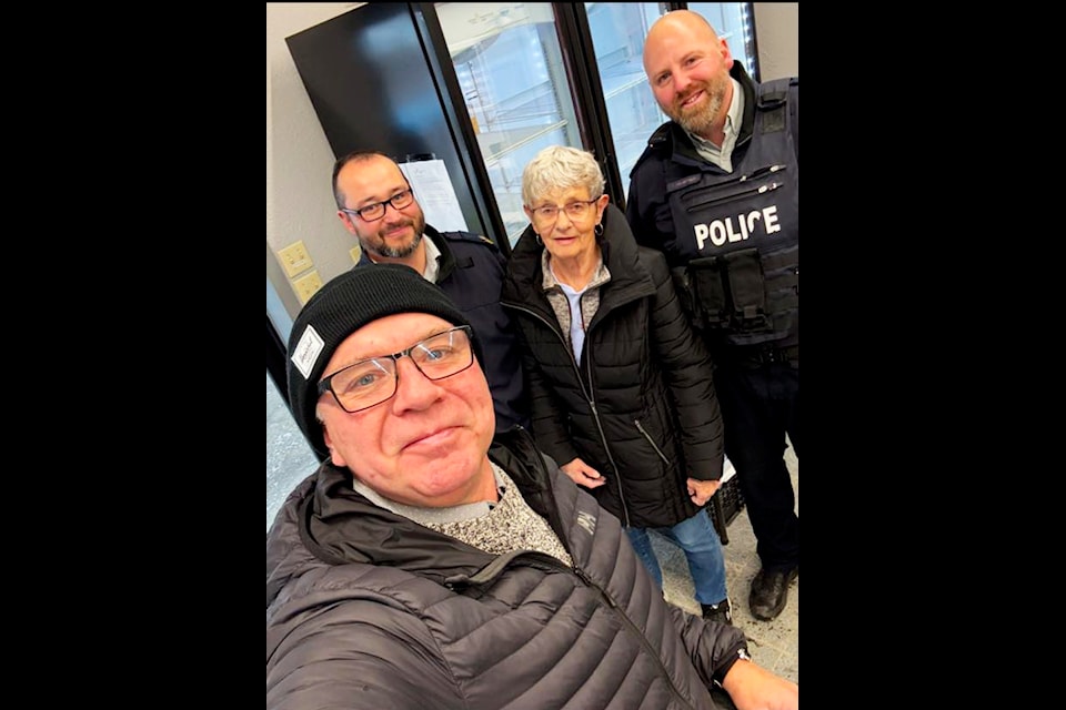 Cariboo Chilcotin MLA Lorne Doerkson was one of several volunteers who took part in the 100 Mile House Food Bank Society's Christmas Hamper Day. (Photo submitted)
