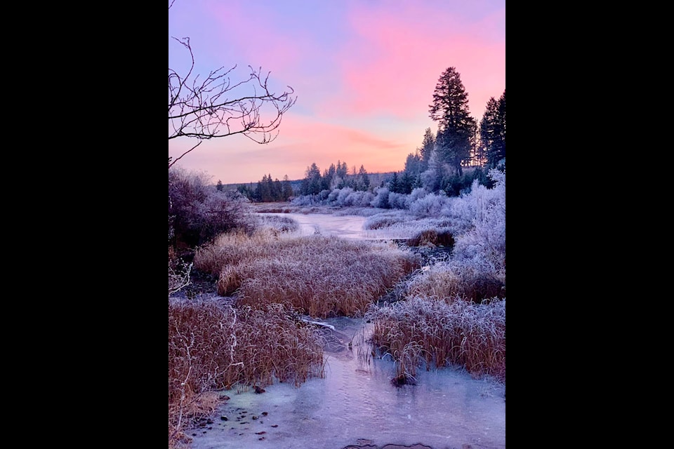 A frosty morning in Lac La Hache in December of 2024. (Brenda Kraus-Hanna photo)