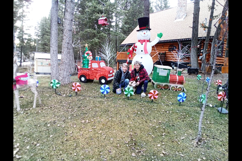 The 108 Mile Ranch held a Christmas Lights competition last month with dozens across the ranch taking part. (Photo submitted)