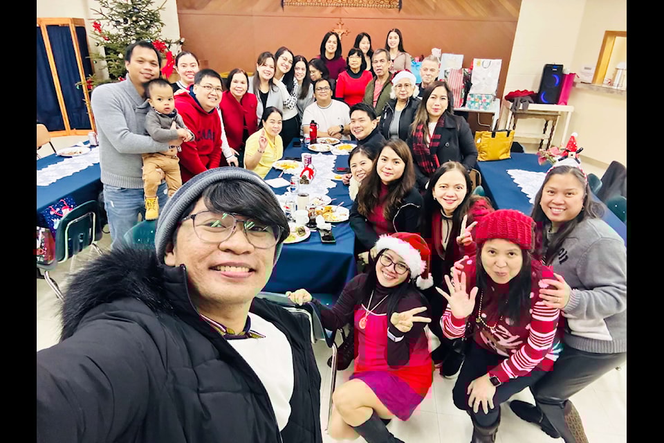 Members of 100 Mile House's Filipino Community gathered together at Saint Jude's Catholic Church on Dec. 23 to celebrate Simbang Gabi. (Photo submitted)
