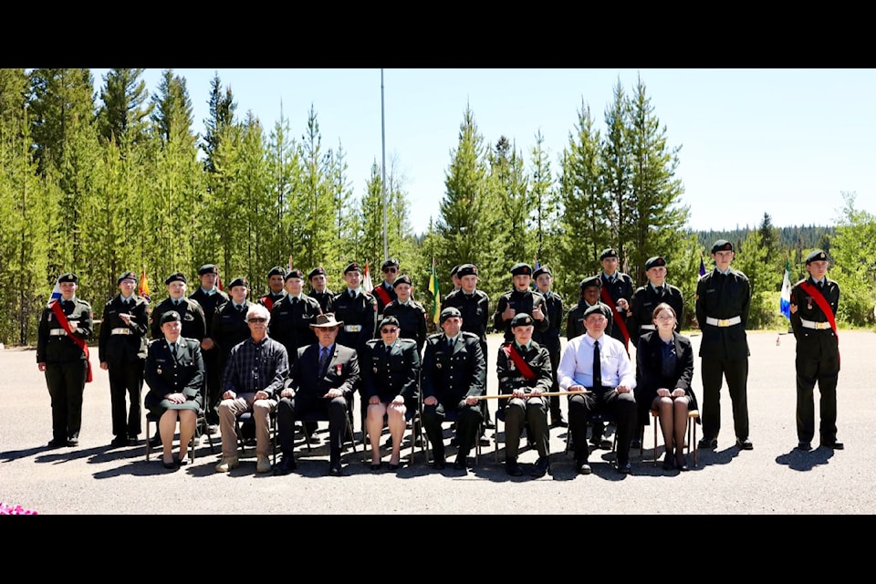 The 2887 Rocky Mountain Rangers Royal Canadian Army Cadet Corps during their annual Ceremonial Review on Saturday, June 7. (Ashley Finlayson photo)