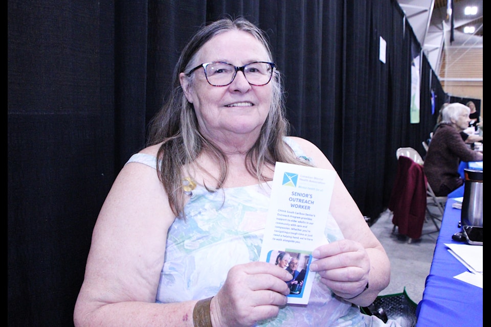 Sally Watson is the Canadian Mental Health Association South Cariboo Branch's new senior outreach worker. (Patrick Davies photo - simplymastery)