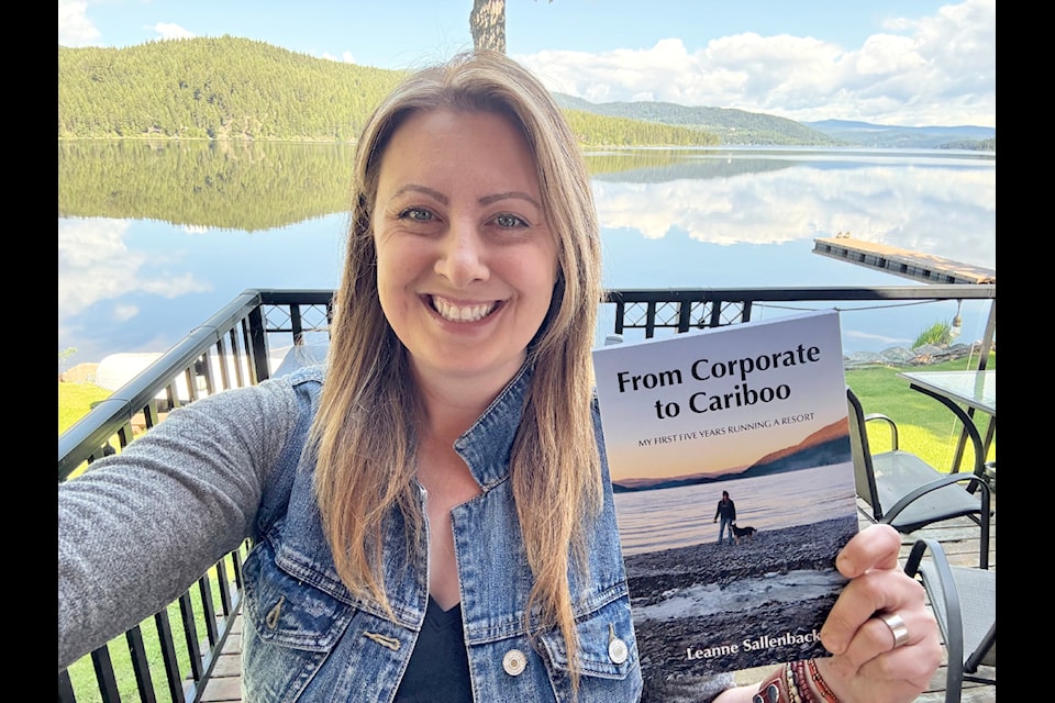 Leanne Sallenback is the owner of Canim Lake's South Point Resort and has wrote a book about her experience running the business. (Leanne Sallenback photo)