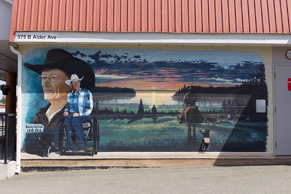 The Dan Lytton mural at the Cariboo Mall. (Misha Mustaqeem photo - simplymastery)