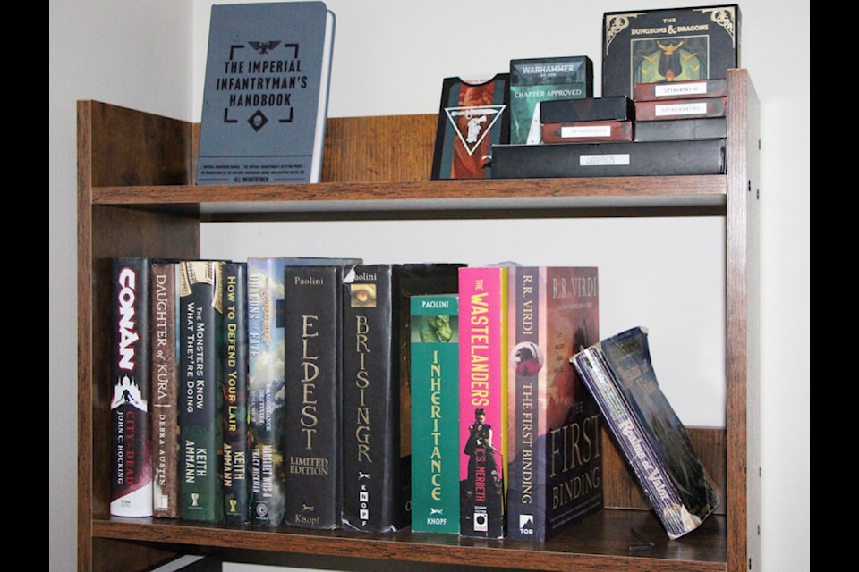 simplymastery editor Patrick Davies' new bookshelf. (Patrick Davies photo - simplymastery)