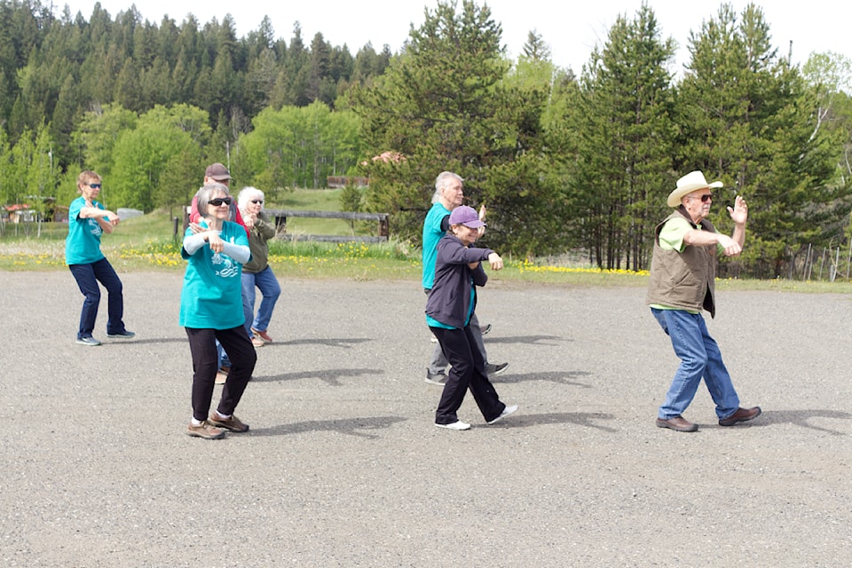 Practicioners of Fung Loy Kok Taoist Tai Chi practice tai chi during the 108 Fair on May 24. (Misha Mustaqeem photo - simplymastery)