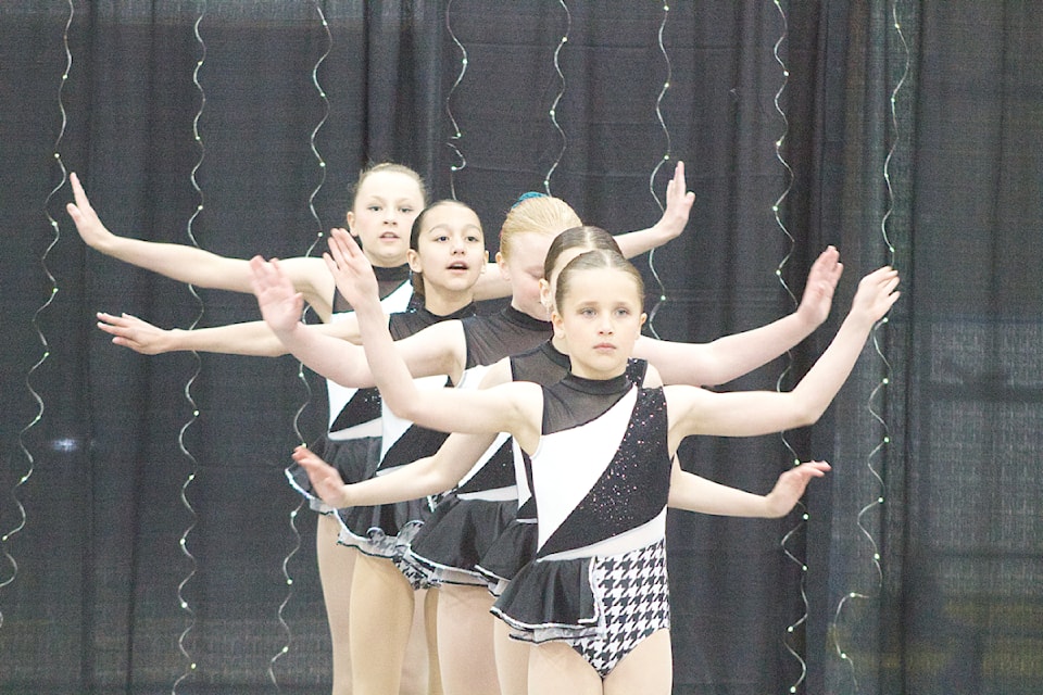 Members of the Raising the Barre Academy of Dance perform at the Cariboo Women's Fair on May 3 at the South Cariboo Rec Centre. (Misha Mustaqeem photo - simplymastery)