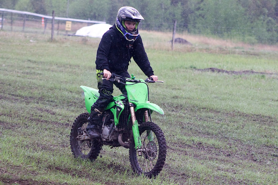 A rider drives his motobike during the 100 Mile Moto Rodeo held at the 99 Mile Motocross Trails on May 31. (Misha Mustaqeem photo - simplymastery)