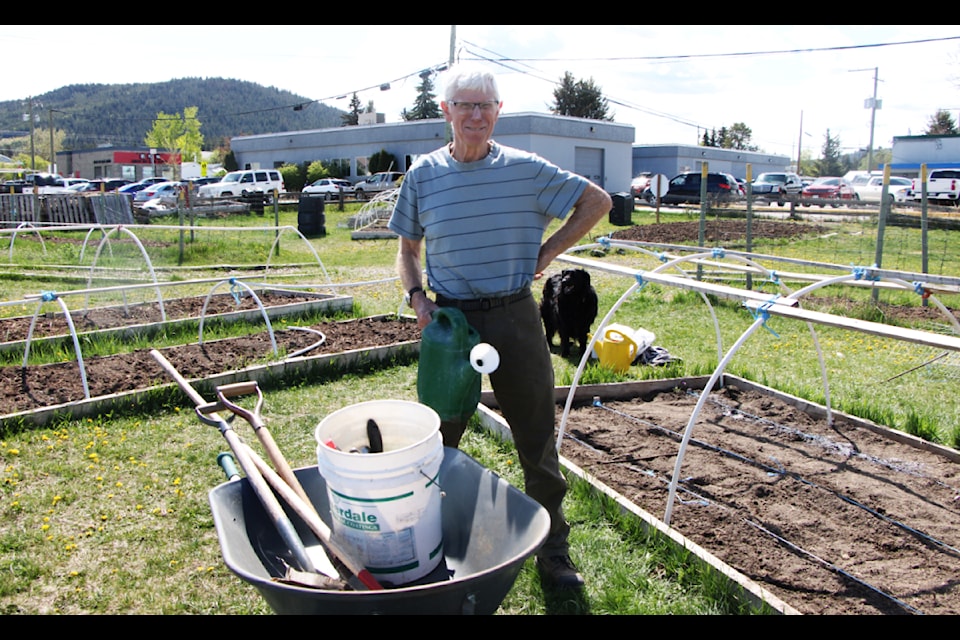 Peter Jarvis is one of a handful of dedicated volutneers who care for the 100 Mile Community Garden every summer. This year, Jarvis said he is looking for new volunteers to help care for and nurture the garden. (Patrick Daives photo - simplymastery)