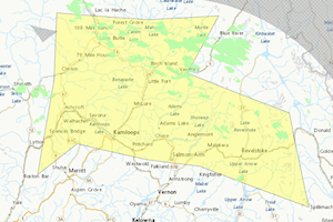 Severe thunderstorm watch issued for B.C. Interior region