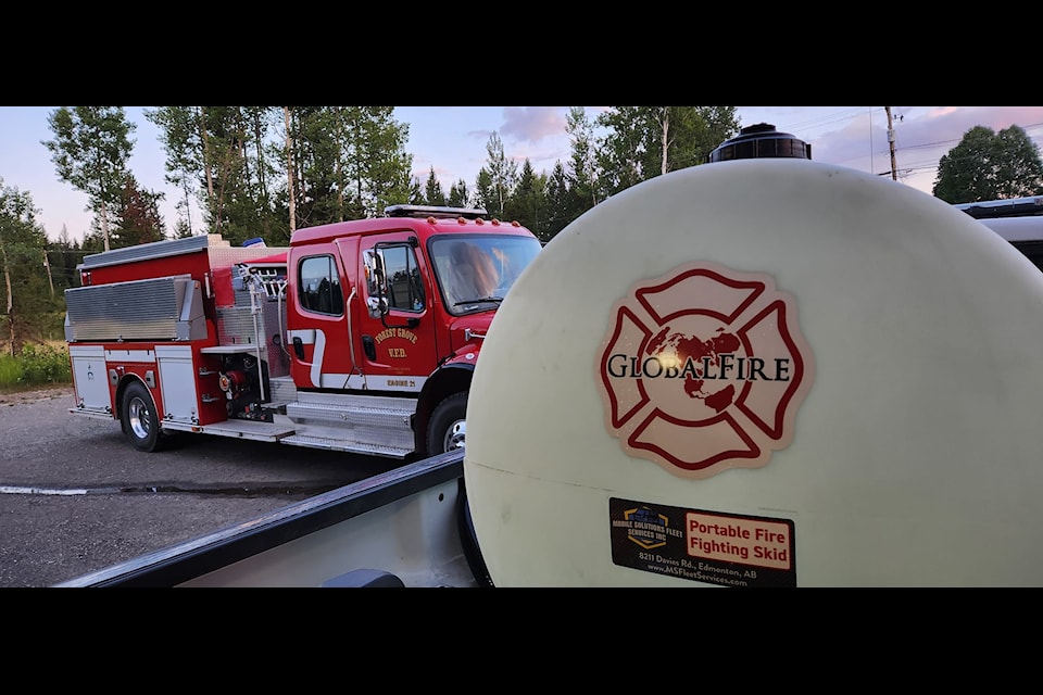Pictures of the new firefighting skid donated to the Forest Grove VFD. (Photo submitted)