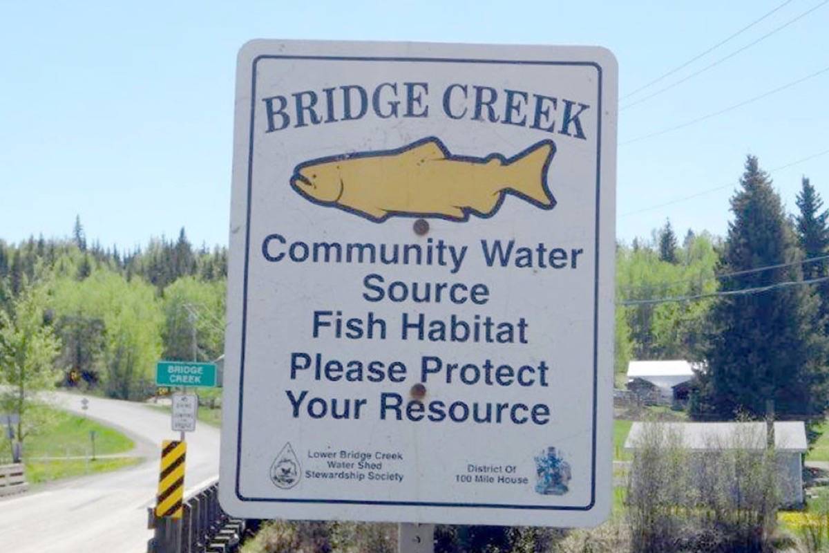 Don't use power boats on Bridge Creek - 100 Mile Free Press
