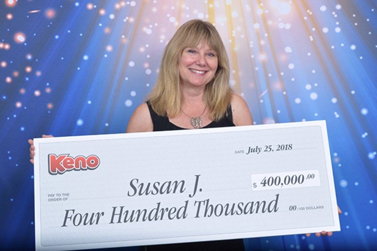 B.C. woman cheers record 400 000 Keno win 100 Mile Free Press