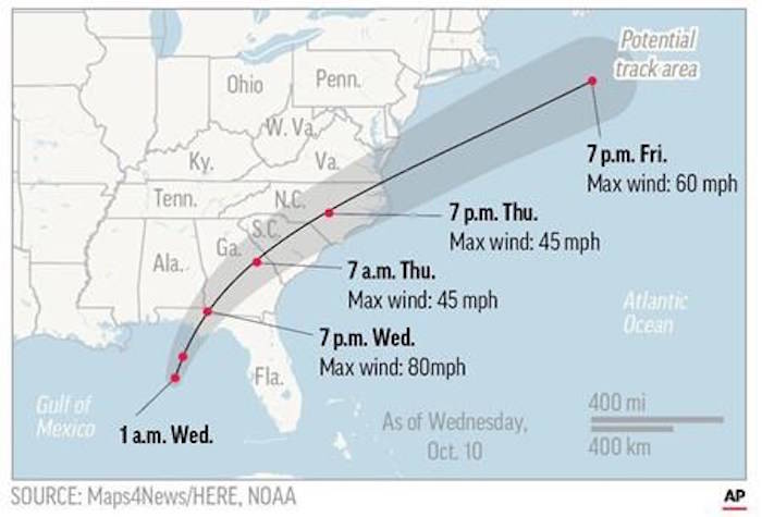 Hurricane Michael left path of destruction isn t done yet 100