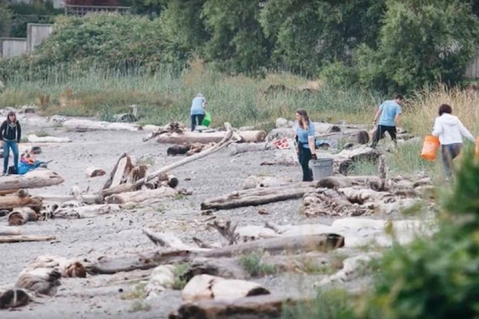 BC Ferries volunteers collected about 1,725 kg of trash from B.C.’s beaches in the summer of 2019. (BC Ferries)