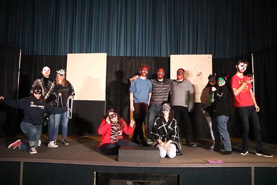 The cast of Poe: Dreams of Madness are looking to bring a darker and more serious play to 100 Mile House, albeit virtually this year. (Patrick Davies photo - simplymastery)