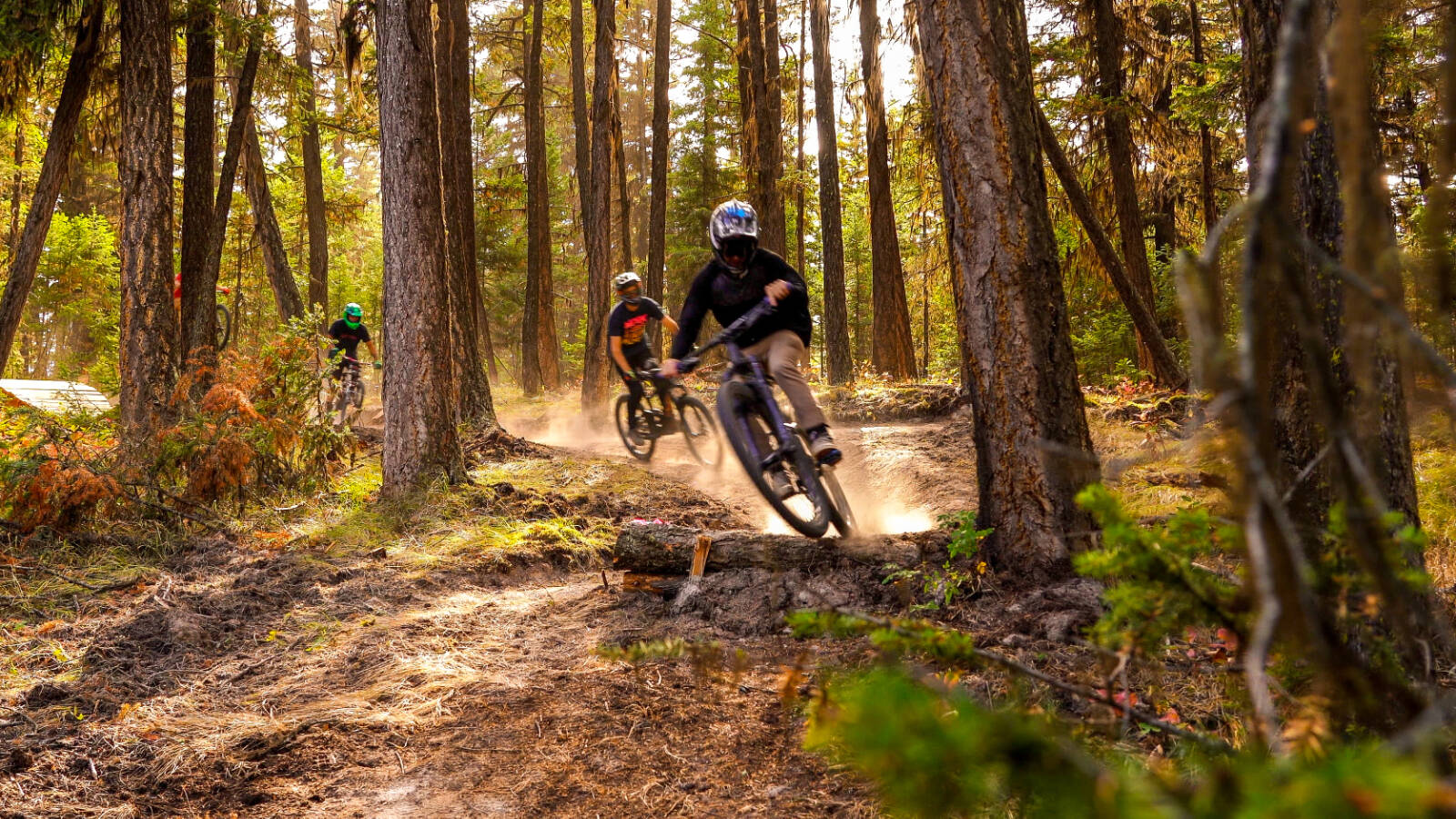 Around 100 Mile House, local riders have established two riding areas, offering a range of cross-country, all-mountain and downhill trails. Scott Horley photo