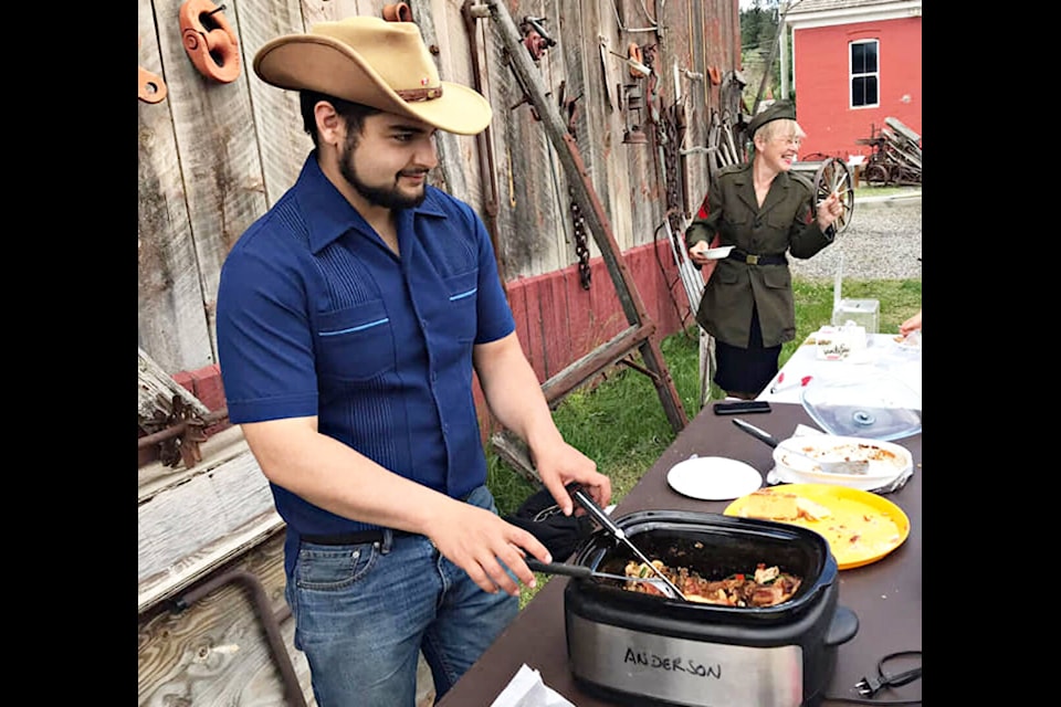Staff and volunteers at the Clinton Museum served up some World War II-era food at an event on July 17. (Photo credit: Clinton Museum)