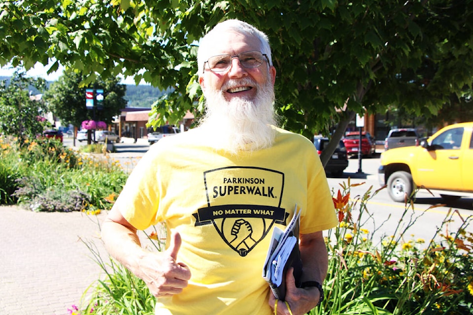 Philip Konrad is excited to be bringing back the South Cariboo’s Parkinson SuperWalk this September. (Patrick Davies photo - 100 Mile Free Press)