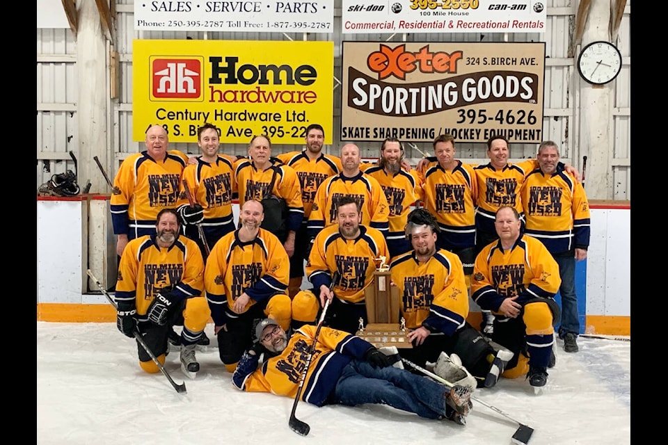 Oldtimers Hockey at Rolf Zeis Memorial Arena in lac La Hache. (Photo submitted)