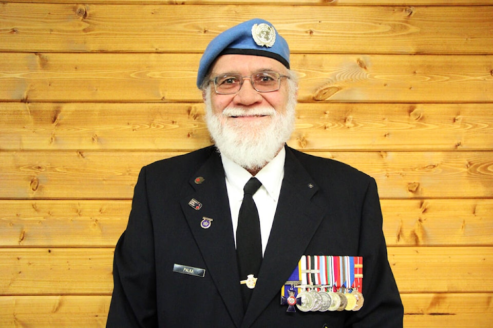 Mile Palka spent 35 years serving in the Canadian Navy and took part in five UN peacekeeping missions. (Patrick Davies photo - 100 Mile Free Press)