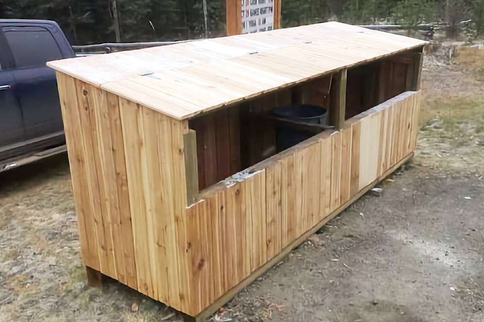 New recycling box at Mountain Spruce Community Centre, Sulfurous Lake (Submitted photo)