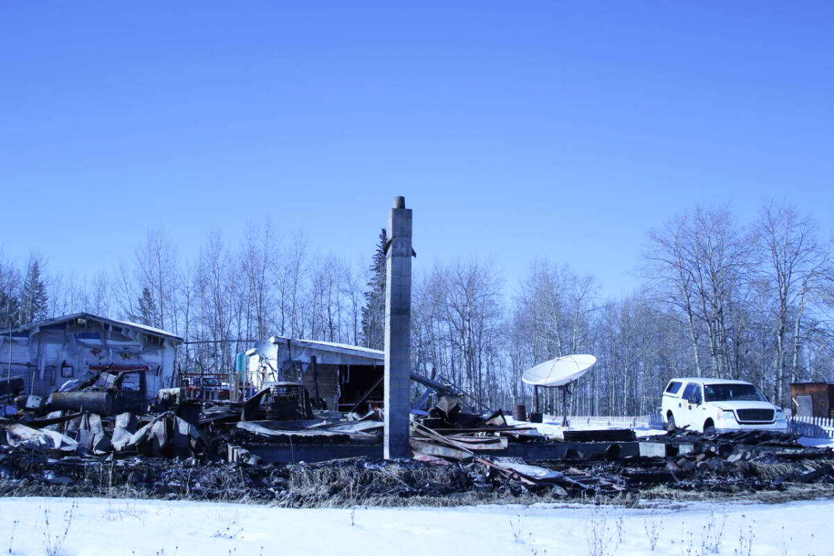 Fire claims motorhome and house in 70 Mile House 100 Mile Free Press