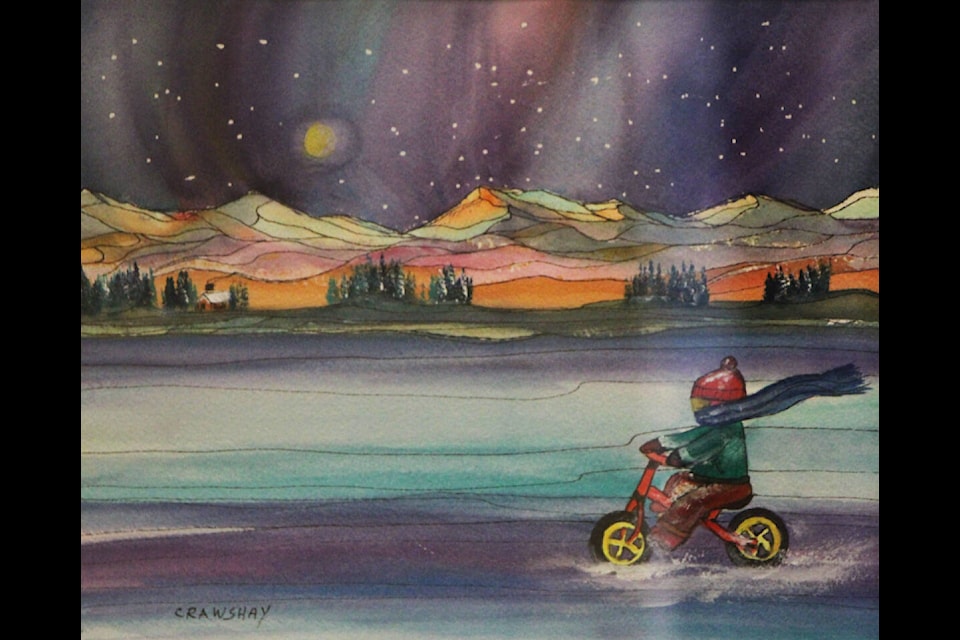 ‘The Stars and the Moon’ by Kathy Crawshay.