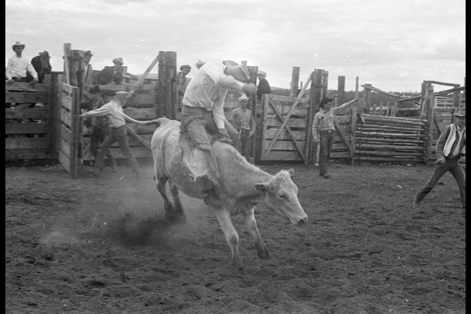 Meldrum Creek Rodeo, 1969. (Photo provided by Museum of the Cariboo Chilcotin)