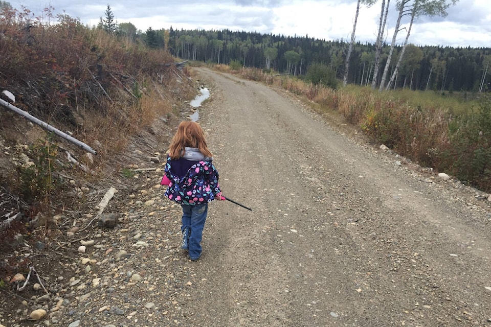 Steve Hamilton, the advocacy coordinator at the B.C. Wildlife Federation, said up to 29 per cent of people ontaining their hunting licenses are women and young girls like his10-year-old daughter, Kayleigh. (Photo submitted)