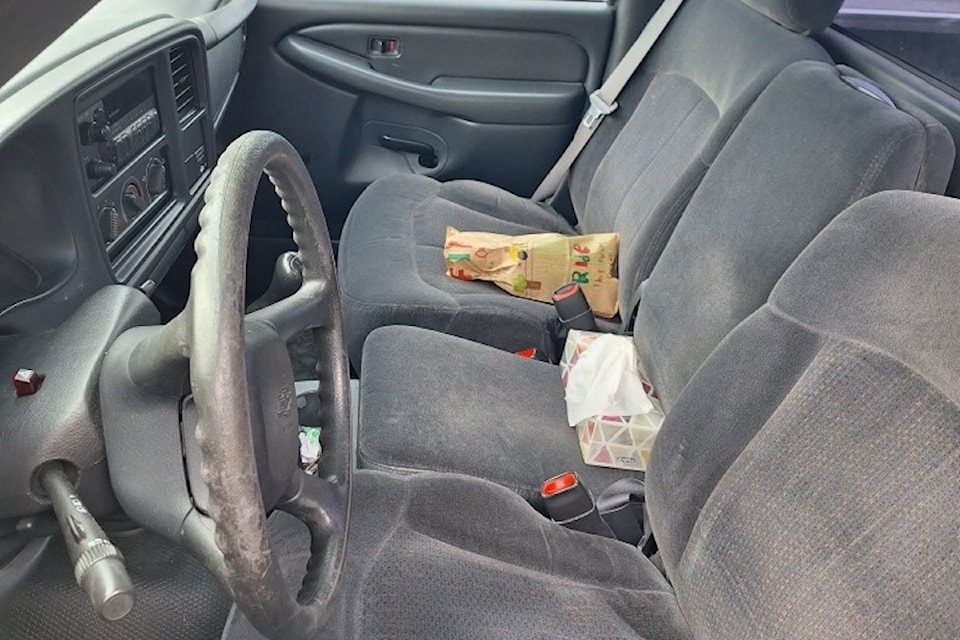 An impaired driver who was arrested in Abbotsford on Monday (Dec. 23) had just come from the liquor store. The bag with his alcohol was adorned with an anti-impaired-driving message as part of a local campaign. 