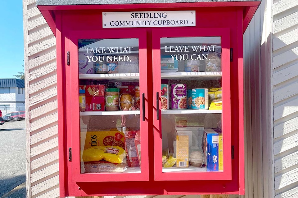 The Seedling Community Cupboard celebrated its unveiling on July 12 at Seedling Church in Abbotsford. 