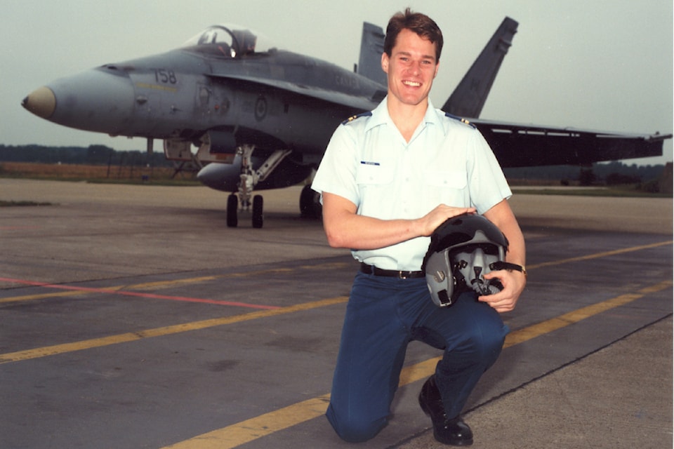 Stu McIntosh serving with the 409 Squadron in Germany. 