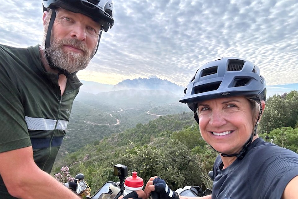 P.L. (left) and Kristen Meindertsma cycled more than 7,600 kilometres across Western Europe as part of the Cycle 5 to Survive initiative.