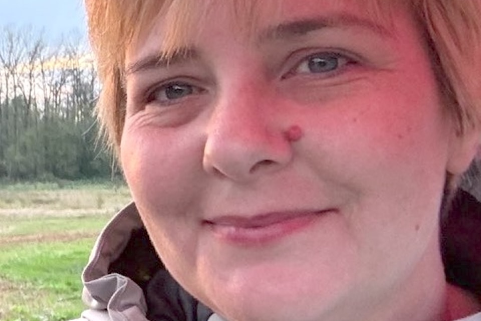 Angela Ekkert left a Coquitlam facility on Sunday, Oct. 27 and was seen on video in Abbotsford the following day. 