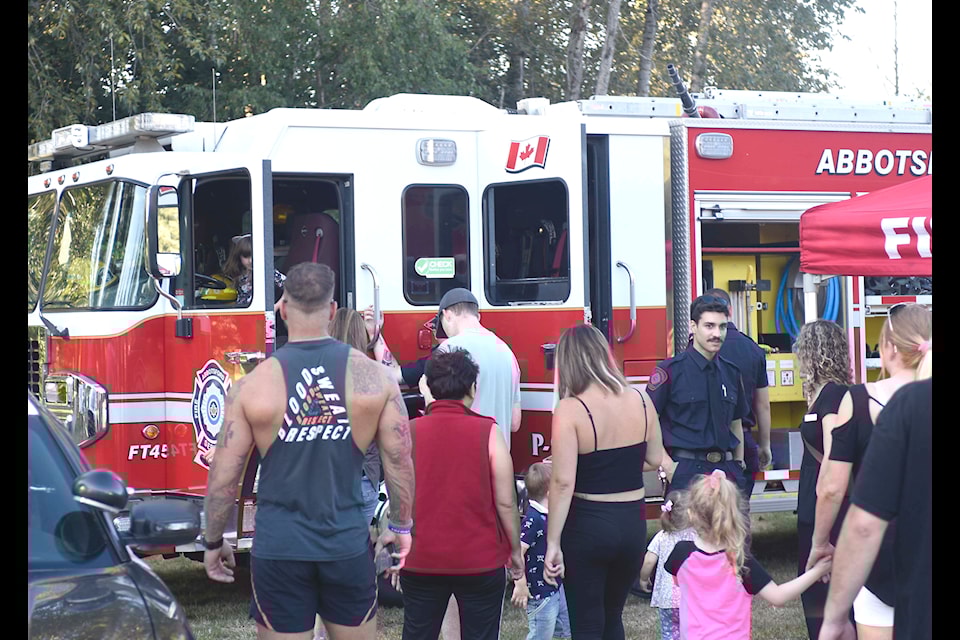 The Abbotsford Police Department helds its annual Movie in the Park event on Friday night (Aug. 30). 