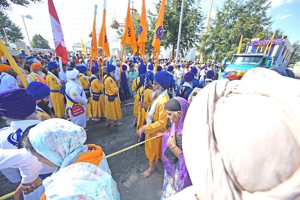 The annual Nagar Kirtan procession was held in Abbotsford on Sunday, Sept. 1. 