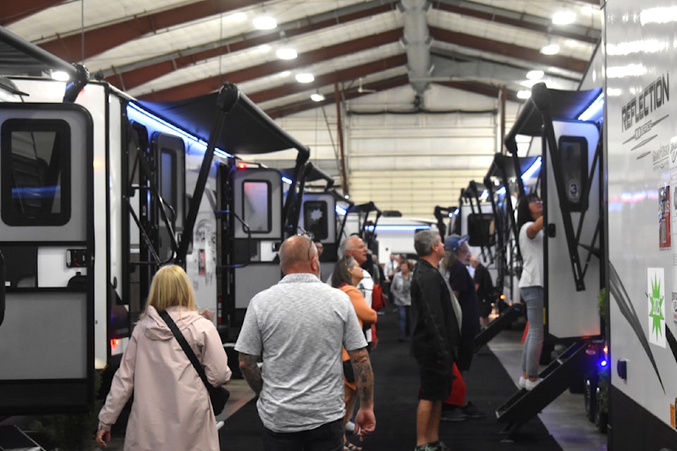 The 2024 Snowbird RV Show and Sale runs at Tradex in Abbotsford from Sept. 19 to 22.