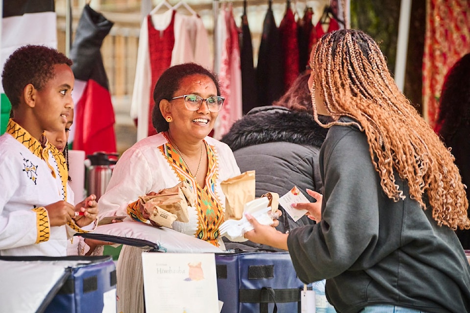 Eritrean food was among the offerings during the recent Taste Around the World event at Jubilee Park in Abbotsford. 