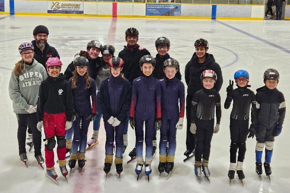 The Matsqui Blades speed skating association recently finished year 50 in Abbotsford. 