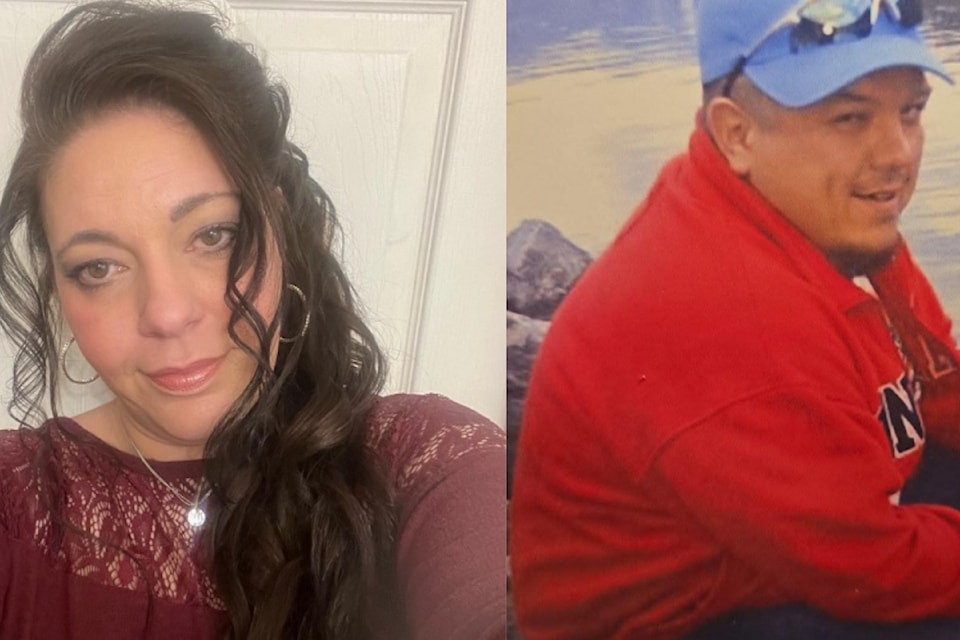 Sandy Raposo (left) and Christopher Carter were found in a vehicle fire at Sumas Mountain Regional Park on Jan. 3.
